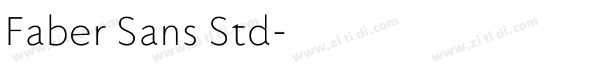 Faber Sans Std字体转换 Faber Sans Std字体转换